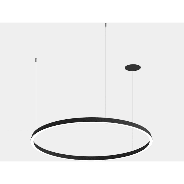 LEDS-C4 - Pendant Circular Downward ø1200 Recessed LED 63.5W 2421lm 2700K DALI Black - CS5B-00V9AZDU05 LEDS-C4 - Pendant Circular Downward ø1200 Recessed LED 63.5W 2421lm 2700K DALI Black - CS5B-00V9AZDU05