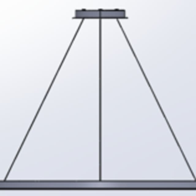 LEDS-C4 - Pendant Circular Downward ø900 Surface LED 45.6W 1311lm 2700K 0-10V White - CS4K-00V9AZRU14 LEDS-C4 - Pendant Circular Downward ø900 Surface LED 45.6W 1311lm 2700K 0-10V White - CS4K-00V9AZRU14