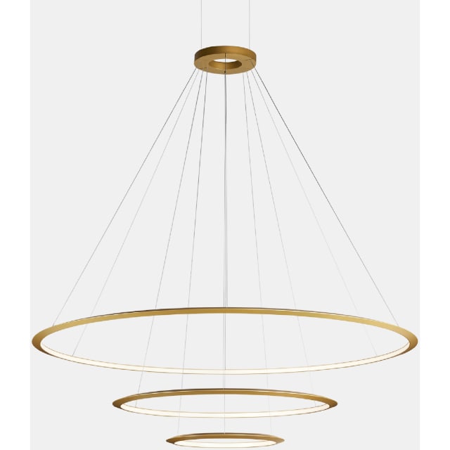 LEDS-C4 - Pendant Circular Inward 3 Rings (ø3000 ø2000 ø1200) LED 326.4W 3000K Gold - CD4G-00W9AZDUEF LEDS-C4 - Pendant Circular Inward 3 Rings (ø3000 ø2000 ø1200) LED 326.4W 3000K Gold - CD4G-00W9AZDUEF