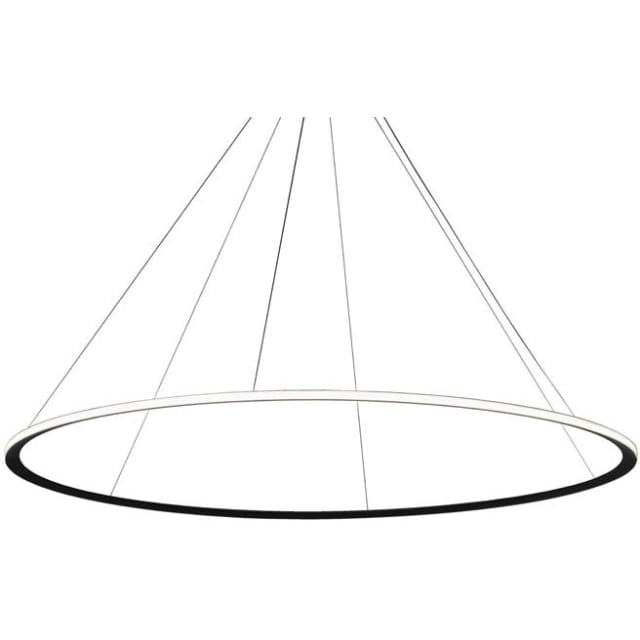 LEDS-C4 - Pendant Circular Outward ø600 Surface LED 31.7W 2074lm 3000K 0-10V Black - CF4A-00W9AZRU05 LEDS-C4 - Pendant Circular Outward ø600 Surface LED 31.7W 2074lm 3000K 0-10V Black - CF4A-00W9AZRU05