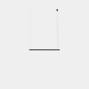 LEDS-C4 - Pendant Geometric Lineal Surface Slim 1m LED 20.7 LED warm-white 2700K ON-OFF Bl - LS7Y-00V9AZOS05