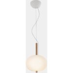 LEDS-C4 - Pendant Ilargi ¥230 LED 8.5W 716lm 2700K PHASE CUT White Light wood - 00-6452-93-F9