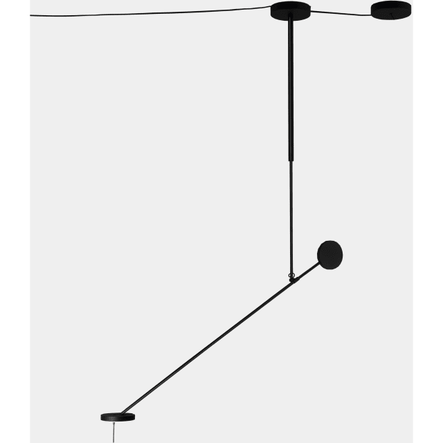 LEDS-C4 - Pendant Invisible Single Adjustable LED 9W 551lm 2700K PHASE CUT Black - 00-7383-05-05 LEDS-C4 - Pendant Invisible Single Adjustable LED 9W 551lm 2700K PHASE CUT Black - 00-7383-05-05