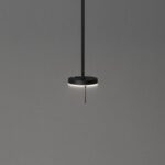 LEDS-C4 - Pendant Invisible Single Fixed LED 9W 568lm 3000K PHASE CUT Black - 00-5693-05-05 – Image 4