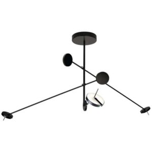 LEDS-C4 - Pendant Invisible Triplex LED 27W 1653lm 2700K PHASE CUT Black - 00-7385-05-05