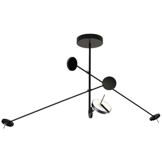 LEDS-C4 - Pendant Invisible Triplex LED 27W 1653lm 2700K PHASE CUT Black - 00-7385-05-05 LEDS-C4 - Pendant Invisible Triplex LED 27W 1653lm 2700K PHASE CUT Black - 00-7385-05-05