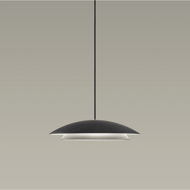 LEDS-C4 - Pendant Noway Small LED 16.5W 2700K PHASE CUT Black 618lm - 00-8392-05-05 LEDS-C4 - Pendant Noway Small LED 16.5W 2700K PHASE CUT Black 618lm - 00-8392-05-05