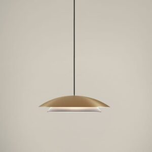 LEDS-C4 - Pendant Noway Small LED 16.5W 2700K PHASE CUT Black Gold 618lm - 00-8392-DN-05