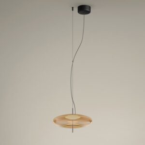LEDS-C4 - Pendant Plat Recessed LED 10.5W 2700K PHASE CUT Black 743lm - 00-8405-05-15