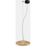LEDS-C4 - Pendant Plat Surface LED 10.5W 2700K Black 743lm - 00-8404-05-15