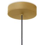 LEDS-C4 - Pendant Veneto Surfaced 1 Body LED 6.7W 2700K PHASE CUT Gold Gold 452lm - 00-7589-DL-DO – Image 2