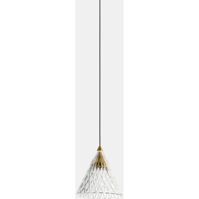 LEDS-C4 - Pendant Veneto Surfaced 1 Body LED 6.7W 2700K PHASE CUT Gold White 452lm - 00-7589-14-DO LEDS-C4 - Pendant Veneto Surfaced 1 Body LED 6.7W 2700K PHASE CUT Gold White 452lm - 00-7589-14-DO