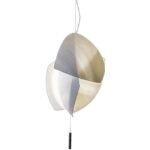 LEDS-C4 - Pendant Voiles Big Recessed LED 47.5W 4480lm 3000K 1-10V Chrome - 00-6315-21-14