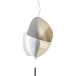 LEDS-C4 - Pendant Voiles Small Surface LED 32.5W 2619lm 3000K DALI Chrome - 00-6308-21-14