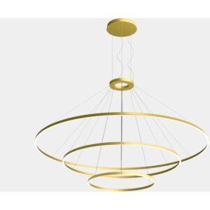 LEDS-C4 - Suspension Circular Downward 3 Rings (ø3000 ø2000 ø1200) LED 326.4W 17218lm 4000 - CS4G-00X9AZRUEF