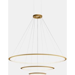 LEDS-C4 - Suspension Circular Inward 5 Rings (ø1200 ø2000 ø3000 ø2000 ø1200) LED 494.6W 19 - CD4E-00W9AZDUEF