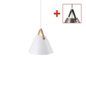 NORDLUX - Strap27 Pendant Metal/Gen.leather White - 84333001
