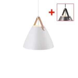 NORDLUX - Strap36 Pendant Metal/Gen.leather White - 84343001