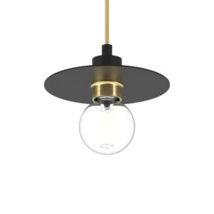 PSM LIGHTING - Angelo laiton satin/messing suspension-rond-avec 1