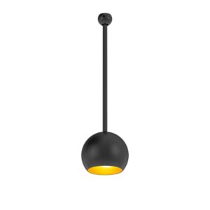 PSM LIGHTING - BABETTE suspension avec rotule - tige raccourcissable laiton satin - 3114.B3.16.NW