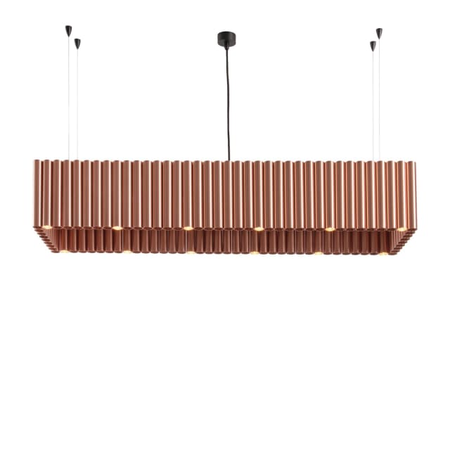 PSM LIGHTING - CIGARO suspension - fixe - avec driver LED alu bronze foncé - noir - 2480.233.WW PSM LIGHTING - CIGARO suspension - fixe - avec driver LED alu bronze foncé - noir - 2480.233.WW