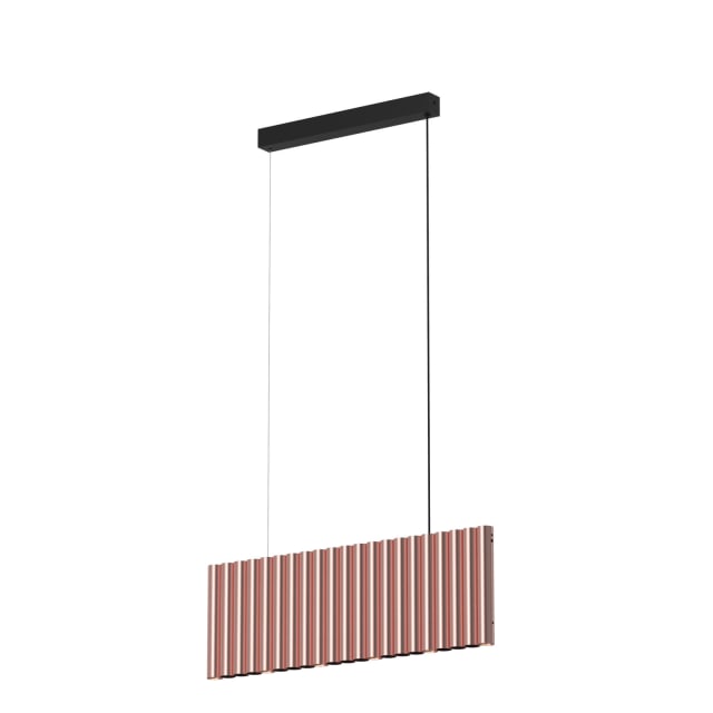 PSM LIGHTING - CIGARO suspension - fixe - avec driver LED alu bronze foncé - noir - 2499.233.WW PSM LIGHTING - CIGARO suspension - fixe - avec driver LED alu bronze foncé - noir - 2499.233.WW