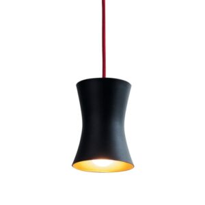 PSM LIGHTING - CLARA noir-dorée int/câble text noir suspension-fixe-avec 1,5m de câble t - 3406.AR70.29.TX2