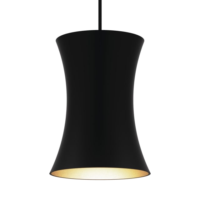 PSM LIGHTING - CLARA suspension avec rotule - tige raccourcissable - fixe noir - dorée int. - 3404.B3.29 PSM LIGHTING - CLARA suspension avec rotule - tige raccourcissable - fixe noir - dorée int. - 3404.B3.29
