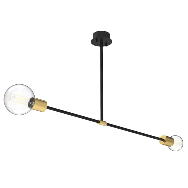 PSM LIGHTING - CLEO suspension sur tige avec rosace apparente - fixe - asymétrique noir texture - 1508.2M PSM LIGHTING - CLEO suspension sur tige avec rosace apparente - fixe - asymétrique noir texture - 1508.2M