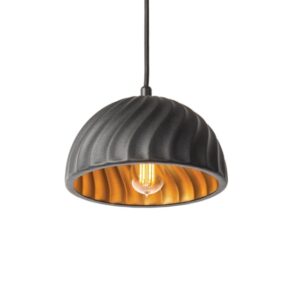 PSM LIGHTING - Cake noir texture/noir suspension-avec 1