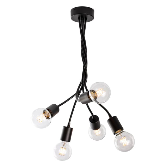 PSM LIGHTING - FLEX suspension - orientable - avec tube flexible noir texture - 1472.5.2M PSM LIGHTING - FLEX suspension - orientable - avec tube flexible noir texture - 1472.5.2M