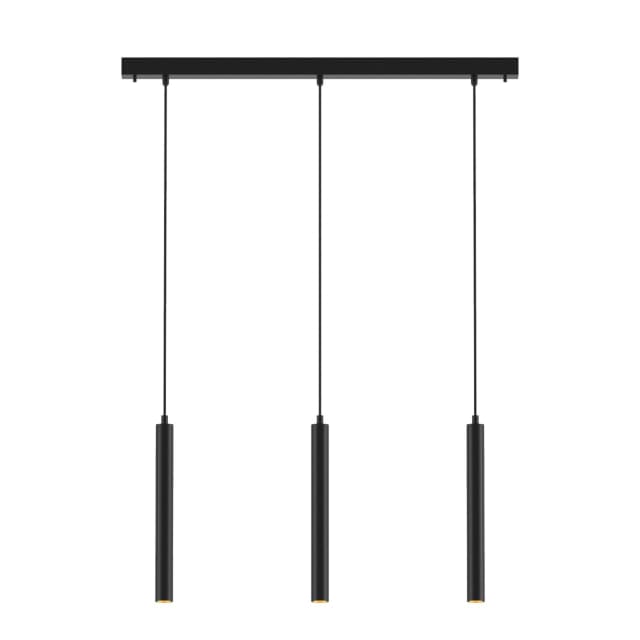PSM LIGHTING - Jacob noir-or/noir suspension-avec 3x Jacob sur base Juba-avec driver LED - 1922.3.216.TX2.WW PSM LIGHTING - Jacob noir-or/noir suspension-avec 3x Jacob sur base Juba-avec driver LED - 1922.3.216.TX2.WW