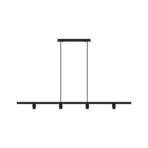 PSM LIGHTING - MAESTRO FOR SHADE suspension avec rotule - tige raccourcissable alu satiné - 5015.4.14