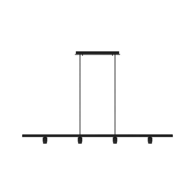 PSM LIGHTING - MAESTRO FOR SHADE suspension avec rotule - tige raccourcissable noir texture - 5015.4.2M PSM LIGHTING - MAESTRO FOR SHADE suspension avec rotule - tige raccourcissable noir texture - 5015.4.2M