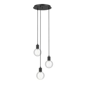 PSM LIGHTING - MAESTRO suspension-rond-avec 1 x câble textile 1m et 2 x câble textile 2m - 4966.2M.TX2