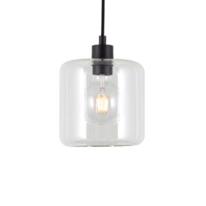 PSM LIGHTING - MANON suspension-rond-avec 2m de câble textile et arrêt de câble à la douill - 5114.N.28.TR.TXRK