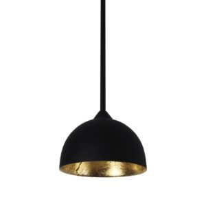 PSM LIGHTING - MONA suspension incl.pivot Papyrus noir suspension avec rotule-tige raccourcis - 4051.2M