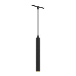 PSM LIGHTING - MYLA suspension avec adapteur - rond - avec tige fixe noir texture - 8584.3973.300.2M.WW