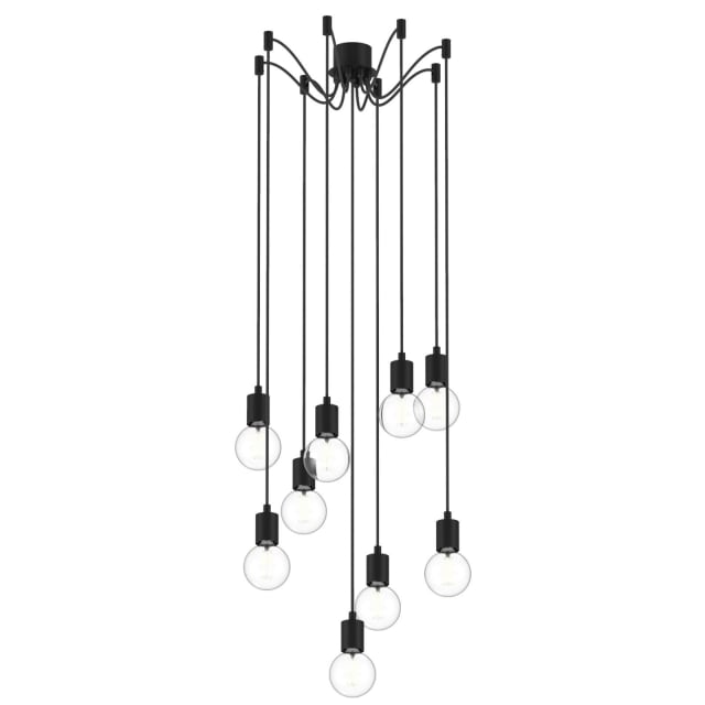 PSM LIGHTING - Maestro blanc mat texture/blanc suspension-avec 9x câble textile 2m et 8x sup - 5149.9.1M.TX1 PSM LIGHTING - Maestro blanc mat texture/blanc suspension-avec 9x câble textile 2m et 8x sup - 5149.9.1M.TX1
