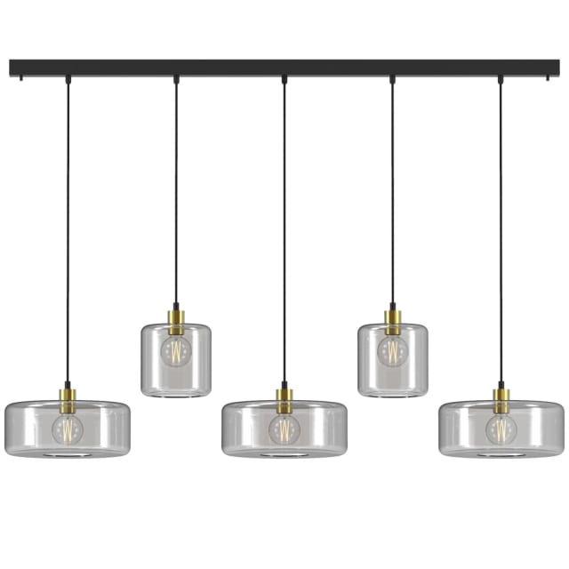 PSM LIGHTING - Manon blanc mat texture/steel/blanc suspension-avec 5x 1 PSM LIGHTING - Manon blanc mat texture/steel/blanc suspension-avec 5x 1