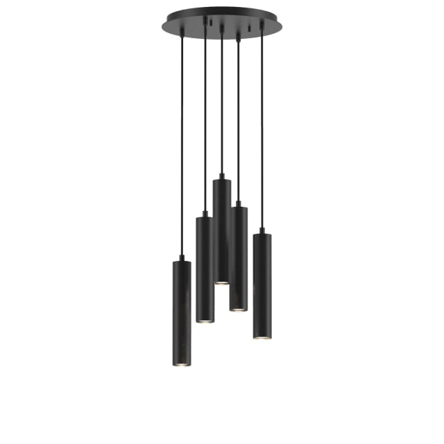 PSM LIGHTING - Mero blanc mat texture/blanc suspension-rond-avec 5x Mero sur base Rondobox - 1909.5.1M.TX1.NW PSM LIGHTING - Mero blanc mat texture/blanc suspension-rond-avec 5x Mero sur base Rondobox - 1909.5.1M.TX1.NW