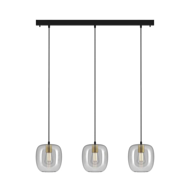 PSM LIGHTING - Moby blanc mat texture/transparent/blanc suspension-avec 3x Moby-1 PSM LIGHTING - Moby blanc mat texture/transparent/blanc suspension-avec 3x Moby-1