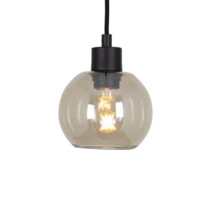 PSM LIGHTING - Moby bronze/jute/brun-bronze suspension avec câble textile-avec 2m de câble te - 5126.A.E27.SH.53.BZ.TXJ