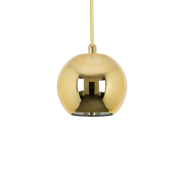 PSM LIGHTING - Moby gold coat/dorée/or brillant suspension-avec 2m de câble textile et arrêt - 4998.A.E27.4.GC.TX4 PSM LIGHTING - Moby gold coat/dorée/or brillant suspension-avec 2m de câble textile et arrêt - 4998.A.E27.4.GC.TX4