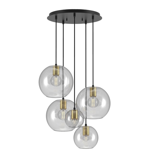 PSM LIGHTING - Moby noir texture/smokey grey/noir suspension-avex 3x Moby Ø250 PSM LIGHTING - Moby noir texture/smokey grey/noir suspension-avex 3x Moby Ø250