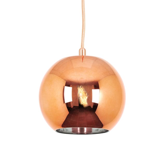 PSM LIGHTING - Moby red copper coat/cuivre brill/rosé suspension-avec 2m de câble textile et - 4971.B.E27.28.RKC.TXG28 PSM LIGHTING - Moby red copper coat/cuivre brill/rosé suspension-avec 2m de câble textile et - 4971.B.E27.28.RKC.TXG28