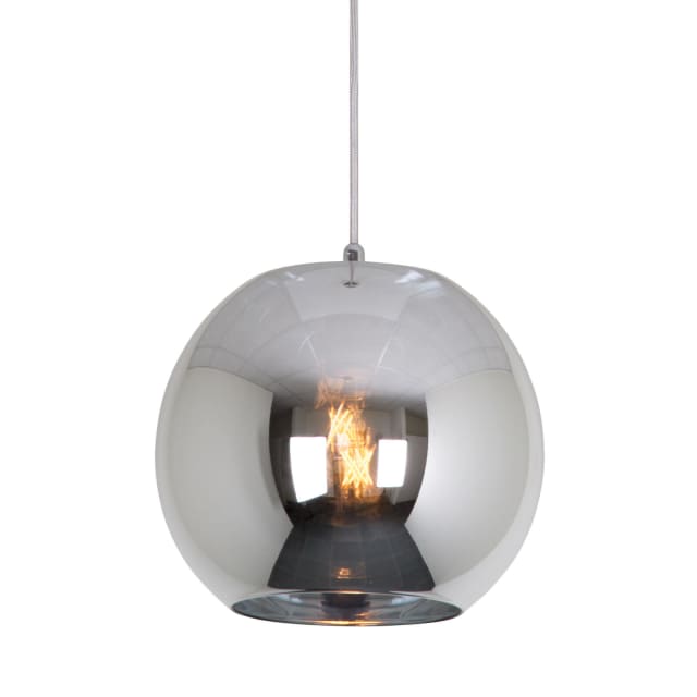 PSM LIGHTING - Moby silver coat/noir/alu satiné suspension-avec 2m de câble textile et arrêt - 4975.C.E27.14.SC.TX2 PSM LIGHTING - Moby silver coat/noir/alu satiné suspension-avec 2m de câble textile et arrêt - 4975.C.E27.14.SC.TX2