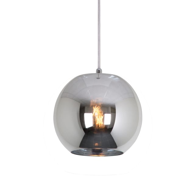 PSM LIGHTING - Moby silver coat/noir/noir texture suspension-avec 2m de câble textile et arr - 4972.B.E27.2M.SC.TX2 PSM LIGHTING - Moby silver coat/noir/noir texture suspension-avec 2m de câble textile et arr - 4972.B.E27.2M.SC.TX2