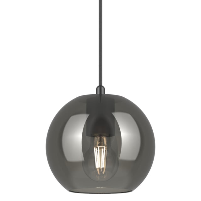 PSM LIGHTING - Moby smokey grey/gris fon/gris anth text suspension-avec 2m de câble textile - 5085.B.E27.44.SG.TX44 PSM LIGHTING - Moby smokey grey/gris fon/gris anth text suspension-avec 2m de câble textile - 5085.B.E27.44.SG.TX44