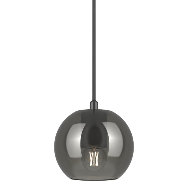 PSM LIGHTING - Moby smokey grey/noir/noir texture suspension-avec 2m de câble textile et arr - 5086.A.E27.2M.SG.TX2 PSM LIGHTING - Moby smokey grey/noir/noir texture suspension-avec 2m de câble textile et arr - 5086.A.E27.2M.SG.TX2